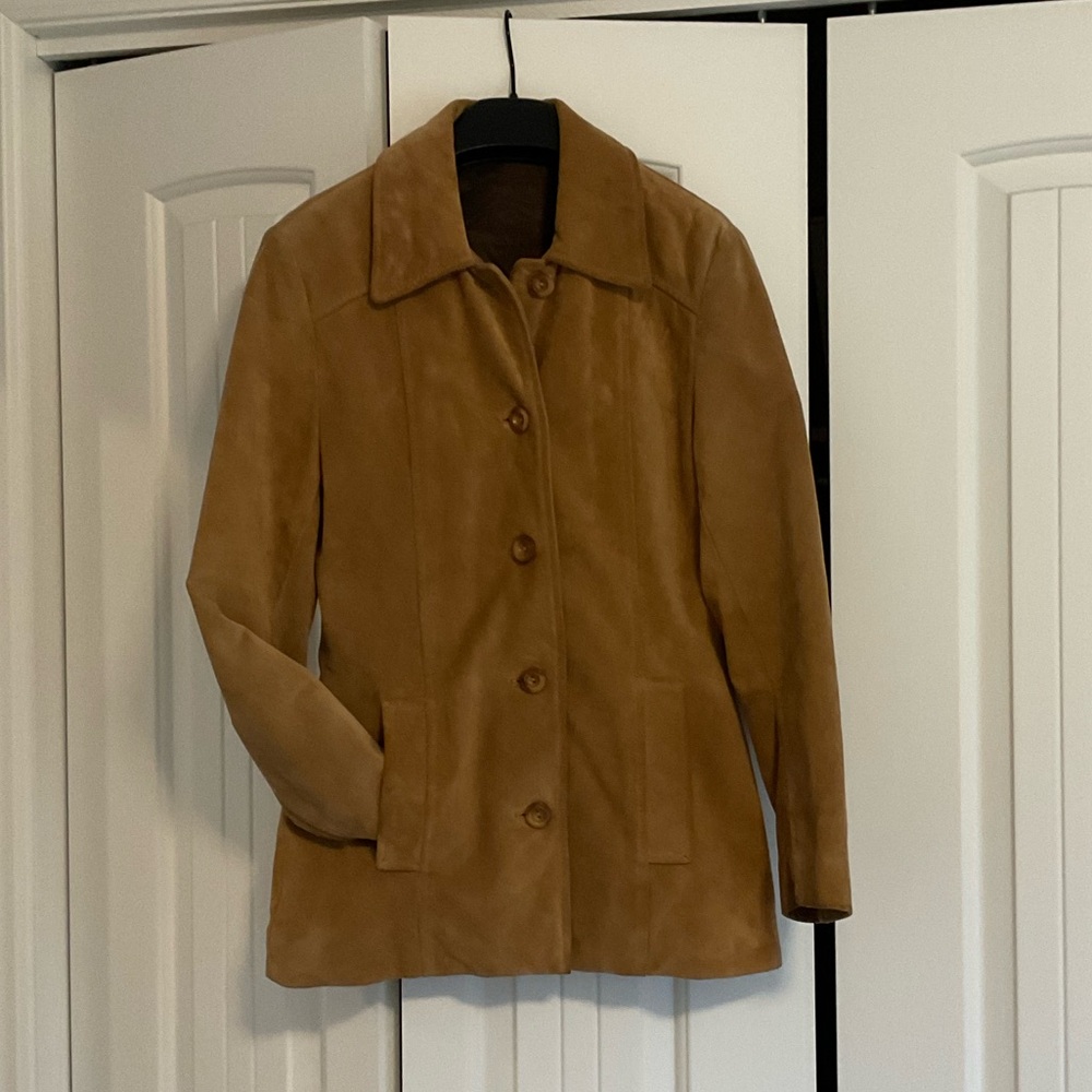 Tan Suede Jacket - Picture 3 of 7